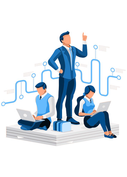 Interfaccia di piattaforma personalizzata per la creazione di siti web su misura